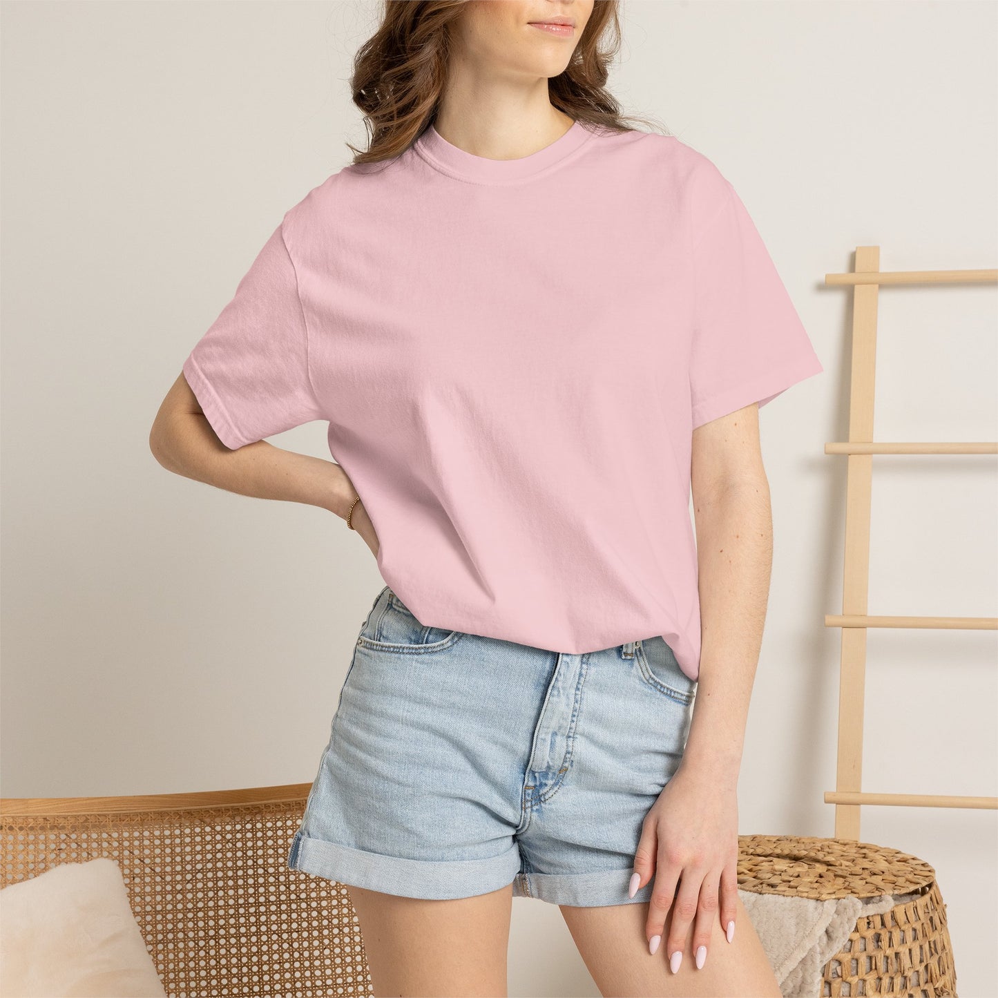 Chili Market Photo T-Shirt — Colorful Hot Pepper Print Shirt