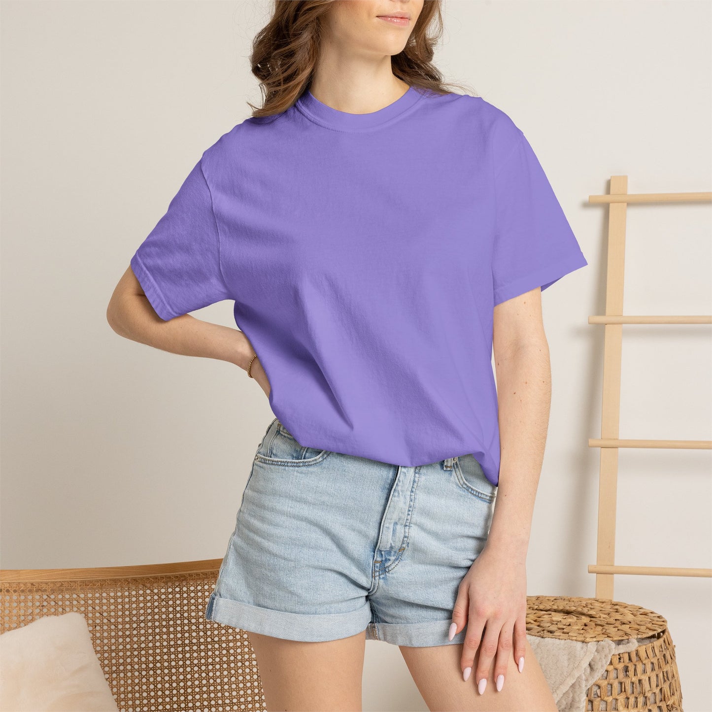 Chili Market Photo T-Shirt — Colorful Hot Pepper Print Shirt