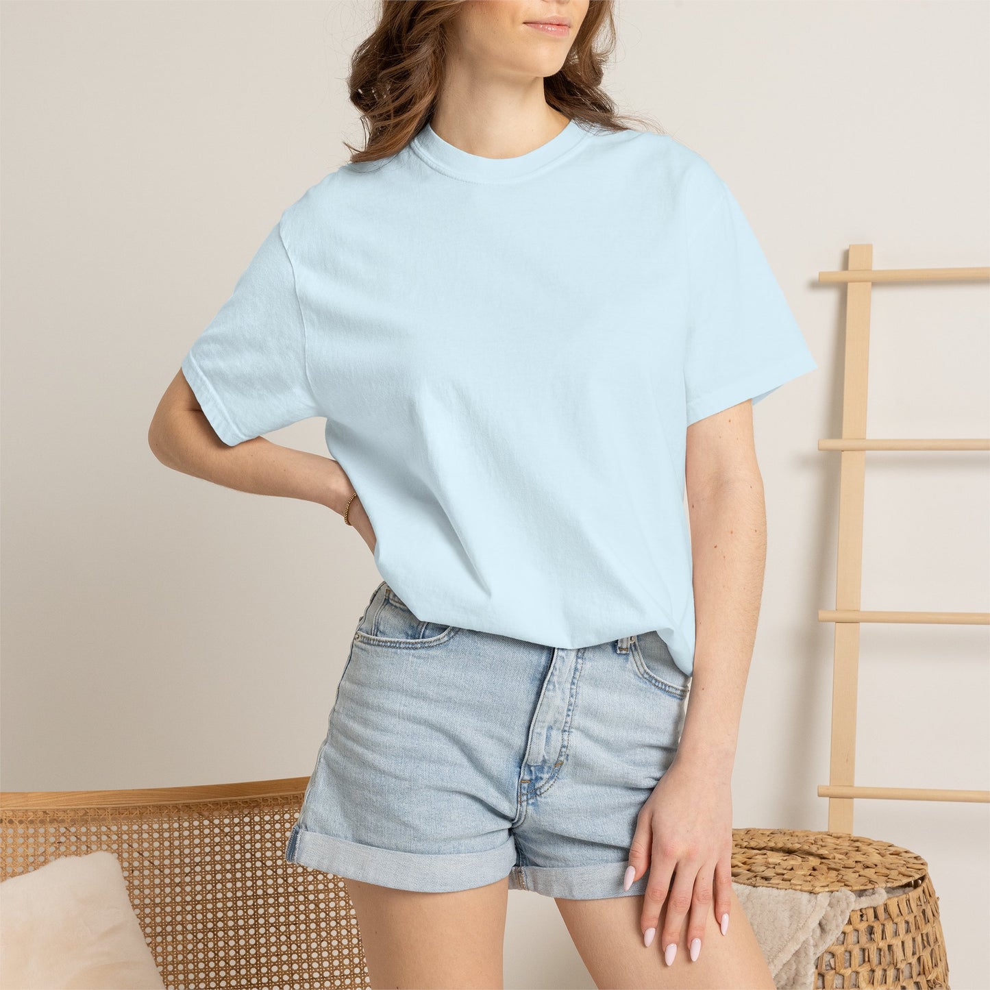 Chili Market Photo T-Shirt — Colorful Hot Pepper Print Shirt