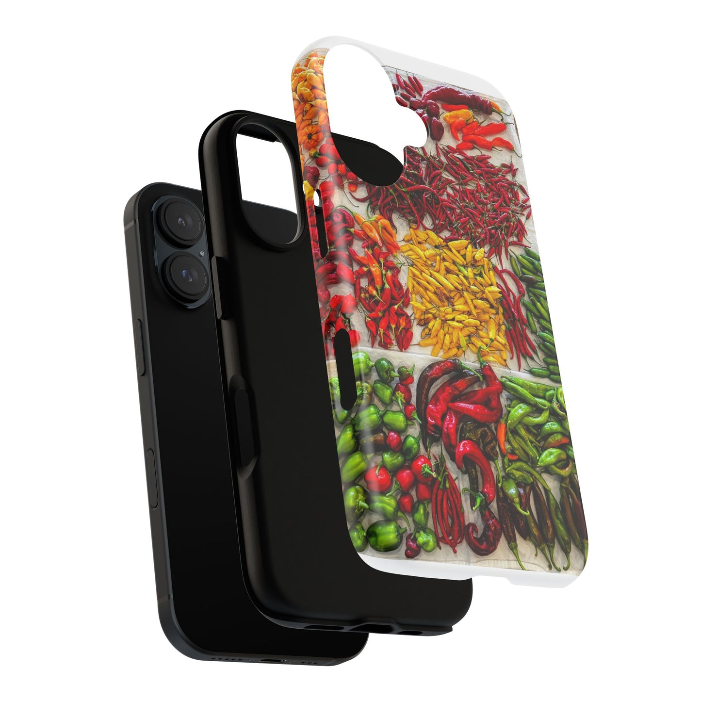 Phone Case — Colorful Chili Pepper Market Design