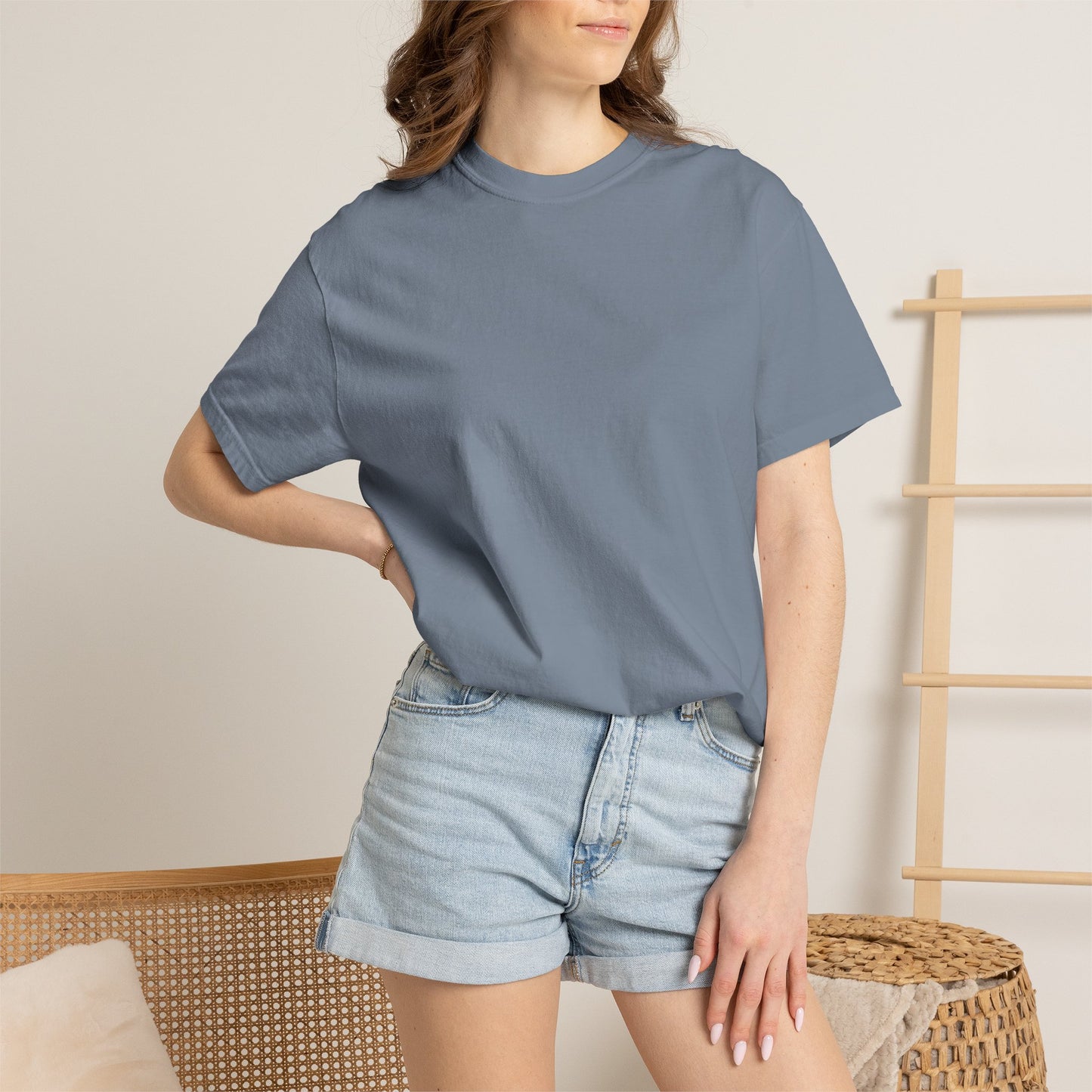 Chili Market Photo T-Shirt — Colorful Hot Pepper Print Shirt