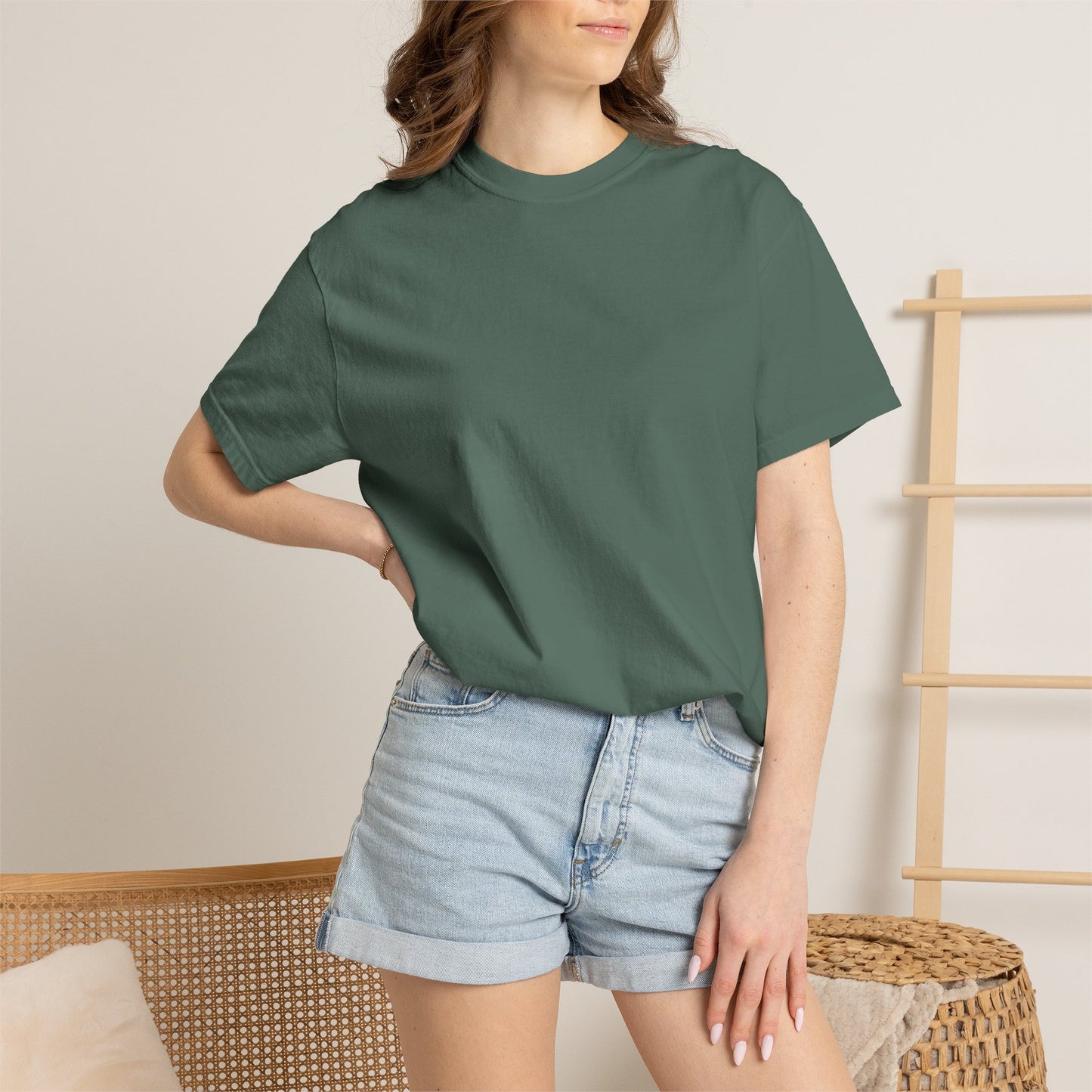 Chili Market Photo T-Shirt — Colorful Hot Pepper Print Shirt