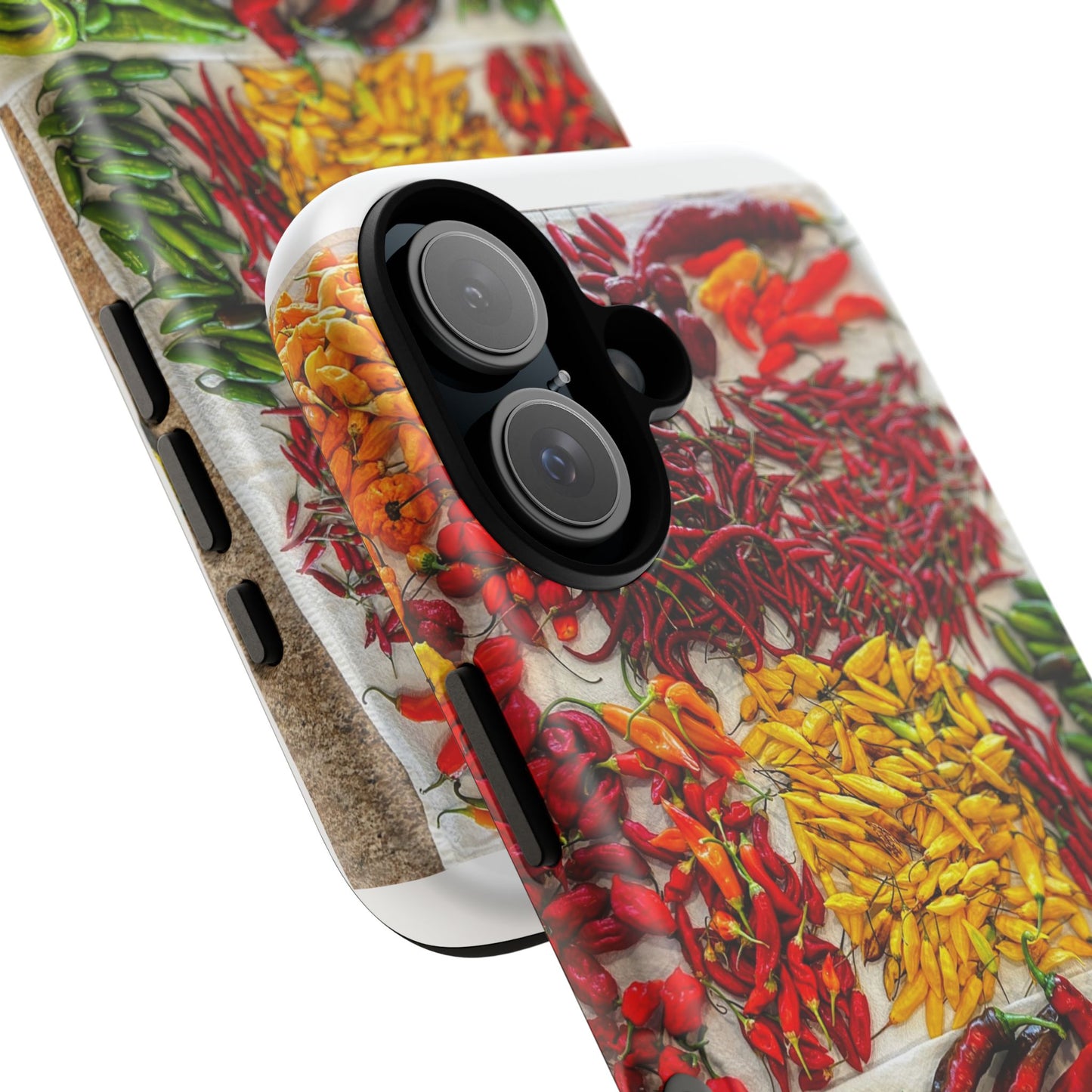 Phone Case — Colorful Chili Pepper Market Design