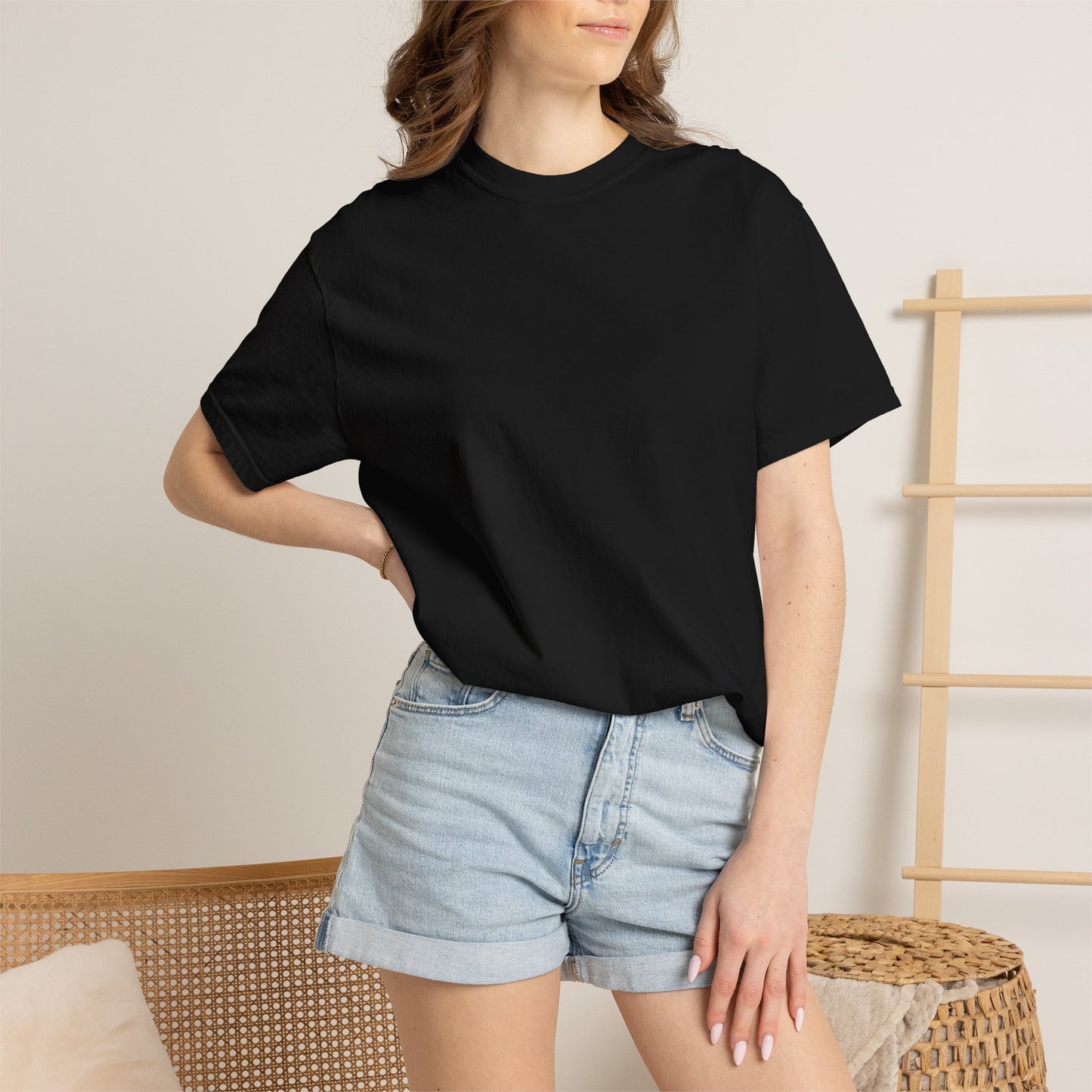 Chili Market Photo T-Shirt — Colorful Hot Pepper Print Shirt