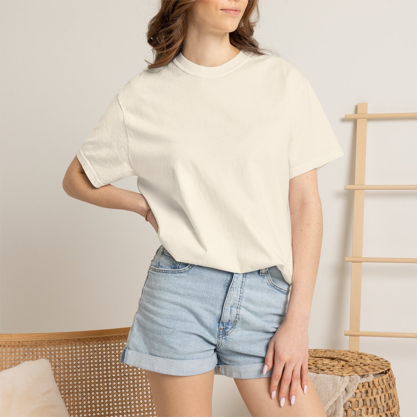 Chili Market Photo T-Shirt — Colorful Hot Pepper Print Shirt