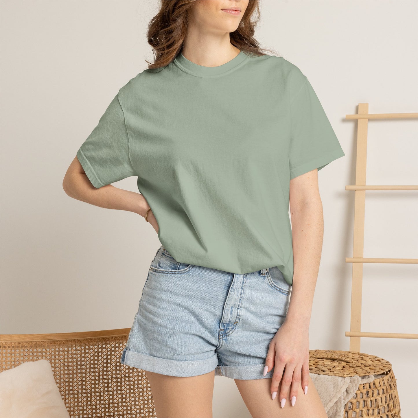 Chili Market Photo T-Shirt — Colorful Hot Pepper Print Shirt