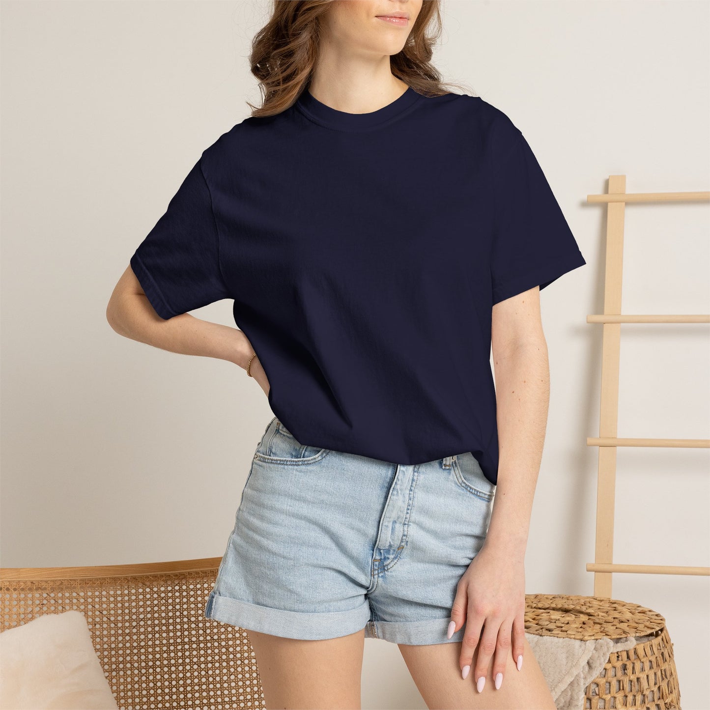Chili Market Photo T-Shirt — Colorful Hot Pepper Print Shirt