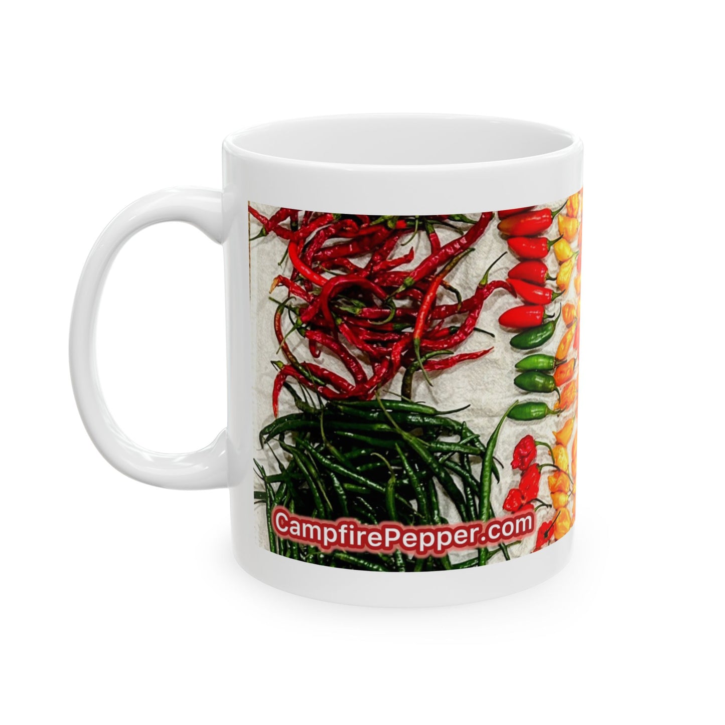 Spicy Pepper Ceramic Mug – Colorful Chili Coffee Cup